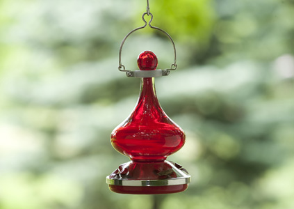 Red Aladdin Hummingbird Feeder